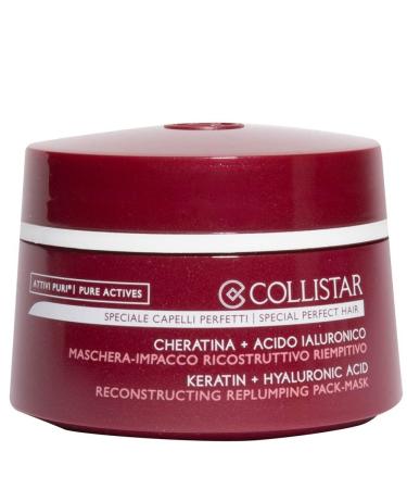 Collistar Attivi Puri Hair Packing Mask 200ml - Reconstructing Keratin & Hyaluronic Acid | Versatile Hair Care for Damaged Hair - Buy Online on SooperMarket.com