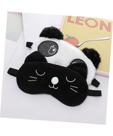 Buy NOLITOY Panda Sleep Mask - Cartoon Eye Shade & Plush Eye Cover for Adults - Travel-Friendly Eye Patches - Buy Online on SooperMarket.com