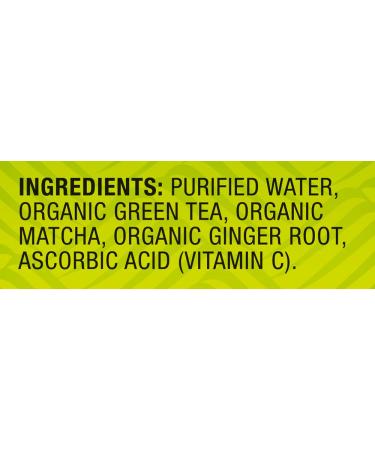 Matcha Love Organic Matcha & Green Tea, Ginger - 15.9oz (Pack of 12) - USDA Certified, Unsweetened, Zero Calories - Buy Online on SooperMarket.com