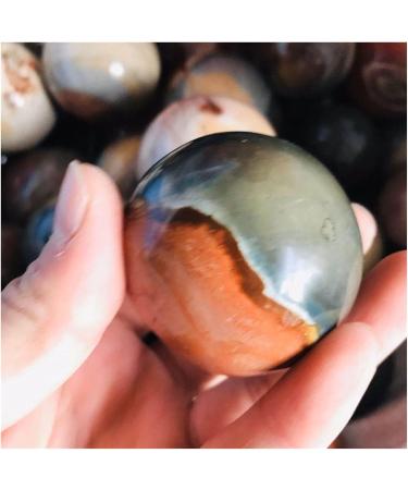 Ornament Natural Gemstones Ocean Stone Crystal Balls for Home Decoration Decoration Gift Stone Collection (Color : 70-80mm 1pc) - Buy Online on SooperMarket.com