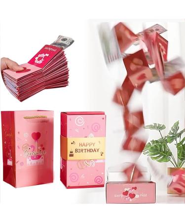 Generic Happy Birthday Surprising Boxes Bouncing Red Envelope Gift Boxes for Family Friend Neighbor Gift 20pcs Bounce Boxes Gift Boxes Gift Bags Pink HAPPY BIRTHDY - Buy Online on SooperMarket.com