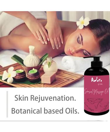 Adoro Aromatherapy Essence - Premium Natural Massage Oil for Intimate Moments | Enhance Relaxation & Connection | Luxurious Lightweight Formula (8 oz - Buy Online on SooperMarket.com