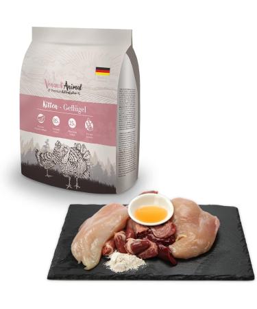 Venandi Animal Premium Cat Food for Kittens - Grain-Free Poultry with Fresh Meat | 300g Pack - Buy Online on SooperMarket.com