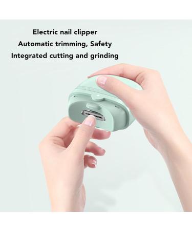 Electric Automatic Nail Clipper with Light Fingernail Cutter Portable Rechargeable Safety Trimmer for Kids Seniors Adult (Matcha) SUNGOOYUEdntqo7kmig-11 - Buy Online on SooperMarket.com