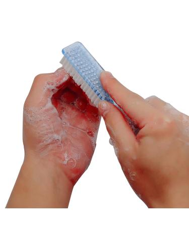 Heavy Duty Nail Brush Hand Scrub - 5 Pcs Set for Men, Women, Kids - Soft & Stiff Bristles - Handle Grip Fingernail Brush - Nails & Toes Scrubber - Buy Online on SooperMarket.com