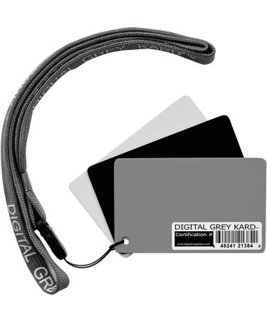 DGK Color Tools Color Tools, Standard White Balance Card Set with Standard Lanyard (Set of Three Cards)
