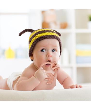 Eoopoon Silicone Baby Teething Toy - BPA Free Silicone Baby Ring Teether for Soothing Gums - Perfect Baby Shower or Birthday Gift for Boys and Girls (Sage) - Buy Online on SooperMarket.com