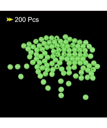 PATIKIL 200pcs 3mm Glowing Fishing Beads - Soft Plastic Round Green Lures for Enhanced Fishing Success | International Shipping Available - Buy Online on SooperMarket.com