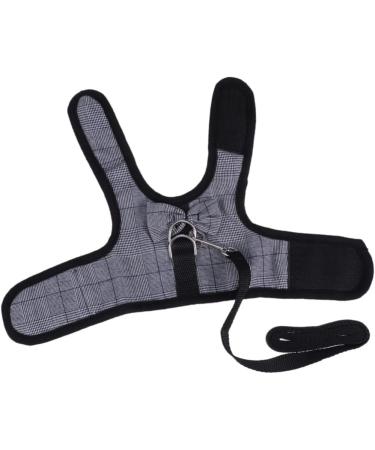 Minkissy 3pcs Bunny Vest Dress for Small Animals | Guinea Pig & Hedgehog Clothes | Soft Ferrope Harness & Lead Vest | Gray & Black - Buy Online on SooperMarket.com