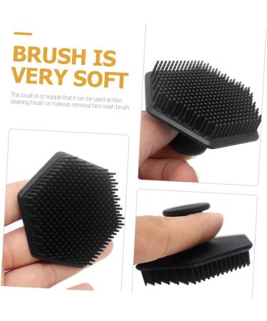 Buy NOLITOY Silicone Hair Massage Brush & Bath Scrubber - Exfoliate & Relax Anywhere - Buy Online on SooperMarket.com