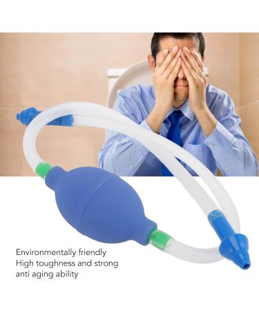 Enema Set for Constipation Relief | Blue Plastic Ball-Shaped Enema Syringe | International Shipping Available - Buy Online on SooperMarket.com