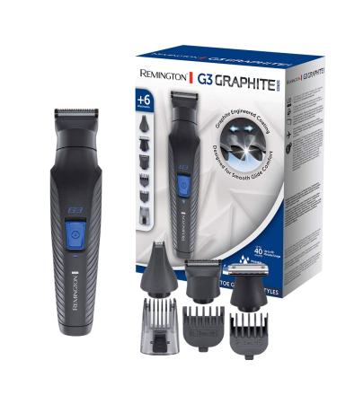 Remington Multi-Hair Clipper G3 (incl. 6 attachment heads/combs battery-operated) beard trimmer for men hair clipper body ear & nose hair trimmer self-sharpening blades PG3000