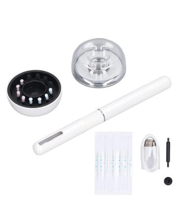 Smart Visible Ear Cleaner with 360 Degree Wide Angle 3.2mm Lens, LED Light, 10MP HD Camera, and 6 Gyroscopes for Effective Earwax Removal - White - Buy Online on SooperMarket.com