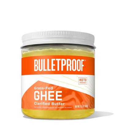 Grass Fed Ghee 13.5 Oz Bulletproof 100% Grass Fed Pasture Raised Clarified Butter Fat Keto Paleo Lactose Free Casein Free Non-GMO