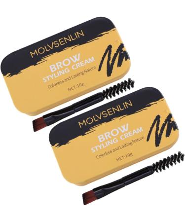 BELLIFFY 2 Pcs Eyebrow Styling Cream Eyebrow Pomade Eye Brow Shaping Kit Eyebrow Wax Applicator Wax and - Buy Online on SooperMarket.com