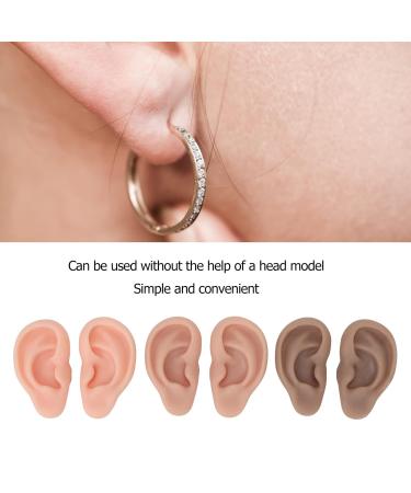 Simulated Ear Model Set - 3 Pairs, 3 Colors, Reusable & Easy to Use for Home - Buy Online on SooperMarket.com