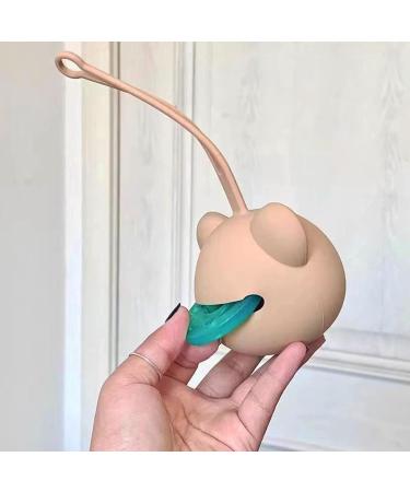 Bear Shaped Silicone Pacifier Storage Box for Newborns - Travel Holder & Accessories in Coffee Color - Buy Online on SooperMarket.com