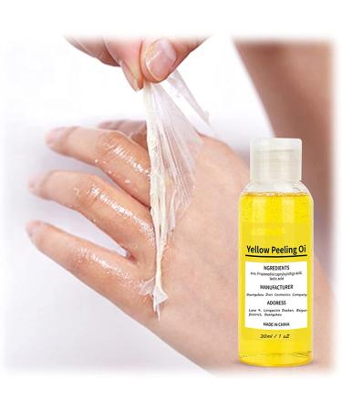 30/50ml Super Strength Yellow Peeling Oil Lightening exfoliating Dark Skin for Body Yellow Peeling Oil for Dark Skin Strong Peeling Oil Extra Strength Yellow Peeling Oil For All Skin Types (50ml)