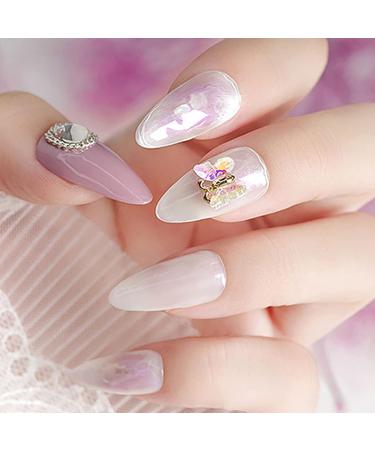 240 Pieces Full Cover Nail Tips - Clear Almond Shape No Wrinkle 12 Sizes Included | Perfect for DIY Manicure & Press-On Nails | International Shipping Available - Buy Online on SooperMarket.com
