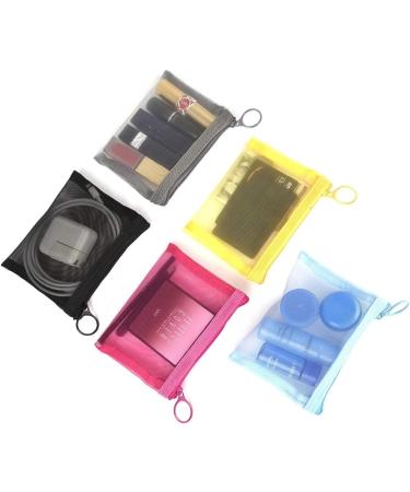 Patu Mini Zipper Mesh Bags Size S / A7 5 Pieces - Beauty Makeup Lipstick Organizer & Travel Kit Pouch - Buy Online on SooperMarket.com