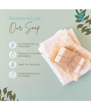 Buy All-Natural Patchouli Soap for Men - Handmade 5 Ounce Exfoliating Bar with Patchouli Oil & Peppermint Leaves - Premium Mens Soap for Refreshing Cleanse - Buy Online on SooperMarket.com