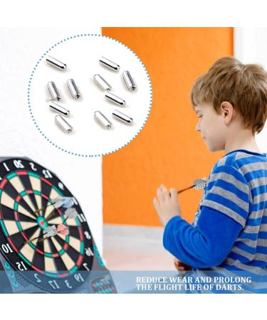 LNQ LUNIQI 24 Pcs Aluminum Dart Flight Wing Savers - 90 Degree Fixed Protectors for Professional Dart Competition - Buy Online on SooperMarket.com