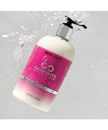 Buy Hairfinity Balanced Moisture Biotin Conditioner - Repair Damaged Dry Curly & Frizzy Hair - Thickening Formula for Thin Hair - Color-Safe Treatment - 12Oz - Buy Online on SooperMarket.com