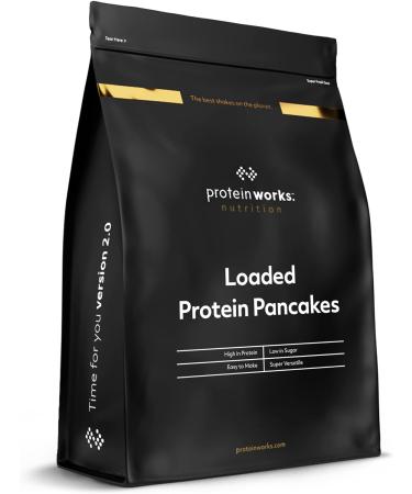 Protein Works Loaded Protein Pancake Mix - High Protein Milk Choc Chip Pancakes 1kg - Buy Online on SooperMarket.com