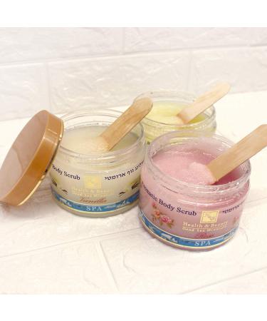 Buy H&B Exfoliating Body Scrub with Dead Sea Minerals (Rose) - Soft Scrub for Radiant Skin | International Shipping Available - Buy Online on SooperMarket.com