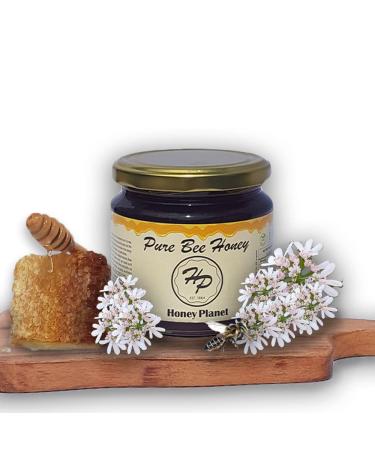 Coriander Pure and Raw Honey from ECO/BIO Area Unheated Unpasteraised Unfiltered Coriander Mountain Honey harvested in our own Bee Farm (Small 500 gram) 500 g (Pack of 1) 500.0