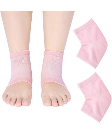 Heel Socks Gel Pads 2 Pair for Plantar Fasciitis Heel Moisturizing Ankle Support Pain Relief Anti-Crack Protector Foot Sleeves Care (Yinhingrkov0s9mbc-02) - Buy Online on SooperMarket.com