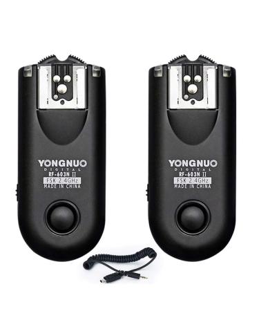 YONGNUO Wireless Shutter Release & Flash Trigger RF-603II N3 for Nikon DSLR D90 D600 D7100 D7000 D5100 D5000 D3100 D3000