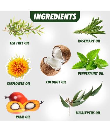 Tea Tree Oil Soap Bar 4oz - Antifungal Antiseptic Remedy for Face & Body | Pure Essential Oil Infused Skincare Cleanser for Acne, Ringworm & Fungus - Buy Online on SooperMarket.com