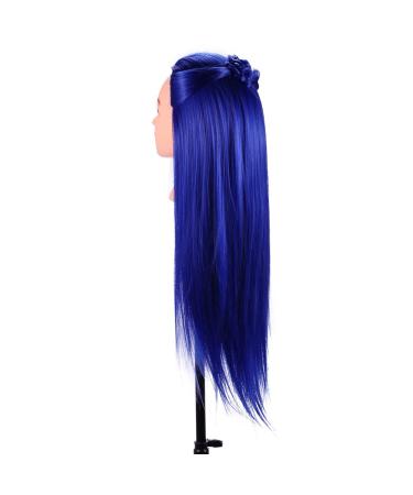 24-Inch Human Hair Training Head for Hairdressing - Realistic Cosmetic Doll Head (02#) - Perfect for Stylists & Students - Buy Online on SooperMarket.com