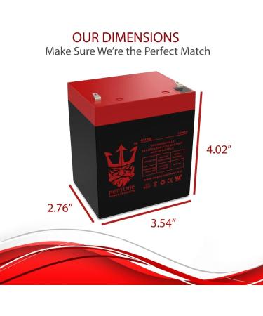 Buy Neptune NT1250 12V 5AH UPS Replacement Battery - Power Patrol SLA1055 Compatible Fast International Shipping - Buy Online on SooperMarket.com