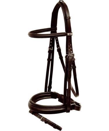 Buy St bben Bridle 2300 Leitrim Ebony - Warmblood with Special French Noseband | International Shipping Available - Buy Online on SooperMarket.com