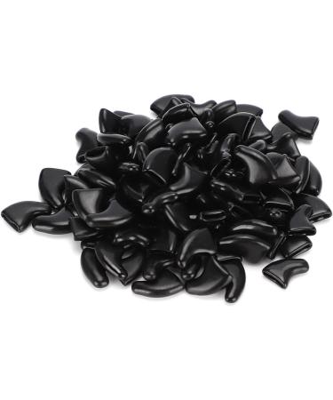 Tmishion Cat & Dog Nail Caps - 100 Soft Anti-Scratch Protective Sleeves for Pets (M) - Cool Black - Buy Online on SooperMarket.com