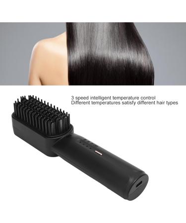 Buy Cordless Hair Straightener Brush - Ionic Heated Styling Comb | Negative Ion Hot Brush for Sleek Hair - International Shipping Available - Buy Online on SooperMarket.com