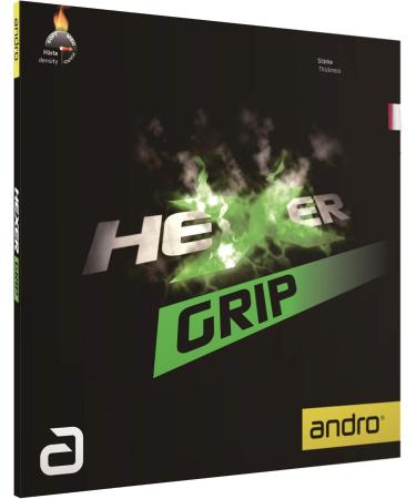 Andro Belage Hexer Grip Black 2.1 mm - Premium Table Tennis Rubber for Spin & Control | International Shipping Available - Buy Online on SooperMarket.com