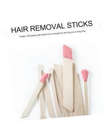 FOMIYES 450 PCS Wooden Wax Applicator Sticks for Hair Removal - Face & Body Waxing Tool - Buy Online on SooperMarket.com