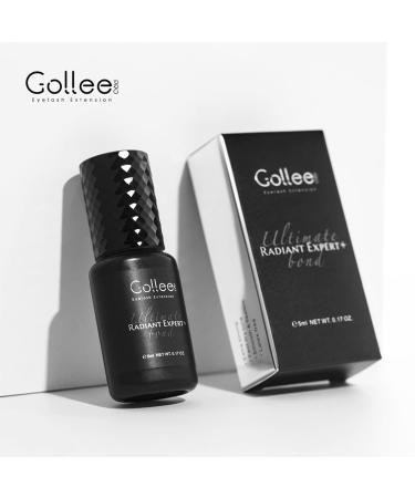 Fast-Drying Eyelash Extension Glue - 0.5 Sec Retention - 8 Week Waterproof Semi-Permanent Black Adhesive - 5ml for Professional Use - Buy Online on SooperMarket.com