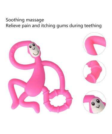 Silicone Monkey Teething Toy - Portable & High Toughness Baby Teether for Home & Travel - Buy Online on SooperMarket.com