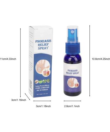 ZJchao 2pcs 30ml Psoriasis Relief Solution Spray - Effective Itch Relief Treatment for Skin, Hand, and Foot - Buy Online on SooperMarket.com