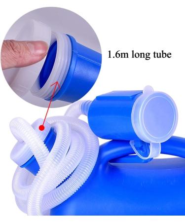 Male Urinal Bottle Camping Toilet Urine Bottle Men's Male Bed Urinal Potty Pee Bottle 3000ML Collector with 1.6M Tube (Color : Gold) (Color : Gold) (Color : Beige) (Color : Beige) - Buy Online on SooperMarket.com
