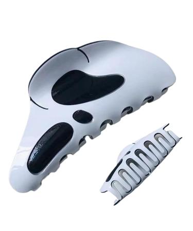 Halloween Hairpin - 1/2PCS Funny Clip Hair Accessories Big Mas-k Ponytail Clip Halloween Hair Clips Scary Hair Claws Clips Ghost Face Hair Claw Clip Women Halloween Hairpin Gifts