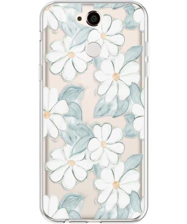 Morechioce Sony Xperia XA2 Case - Ultra Thin Transparent Silicone Cover Clear Crystal Back Shield & Flower Design Bumper Protection - Buy Online on SooperMarket.com