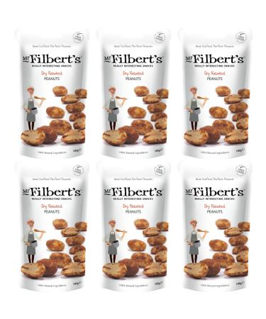 Mr Filbert's - Dry Roasted Peanuts 6 x 100g
