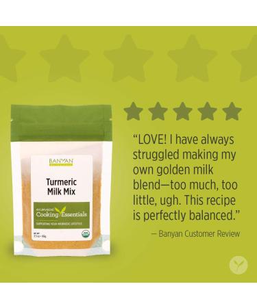 Banyan Botanicals Turmeric Milk Mix 3.5 oz - Organic Ayurvedic Health Booster - Buy Online on SooperMarket.com