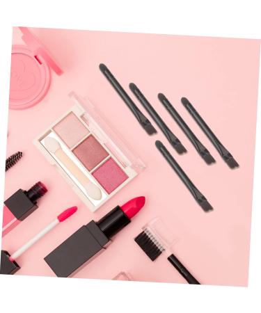 Gogogmee 10 Pcs Eye Shadow Brush Cosmetic Makeup Applicator Lip Applicator Brow Brush Stainless Steel Black - Buy Online on SooperMarket.com