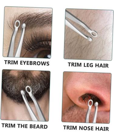 Buy Stainless Steel Nose Hair Clip Set - Trimmer for Men & Women Eyebrow Tools & Facial Razors - Buy Online on SooperMarket.com